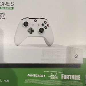 Xbox S all digital Fortnite Mindraft edition.